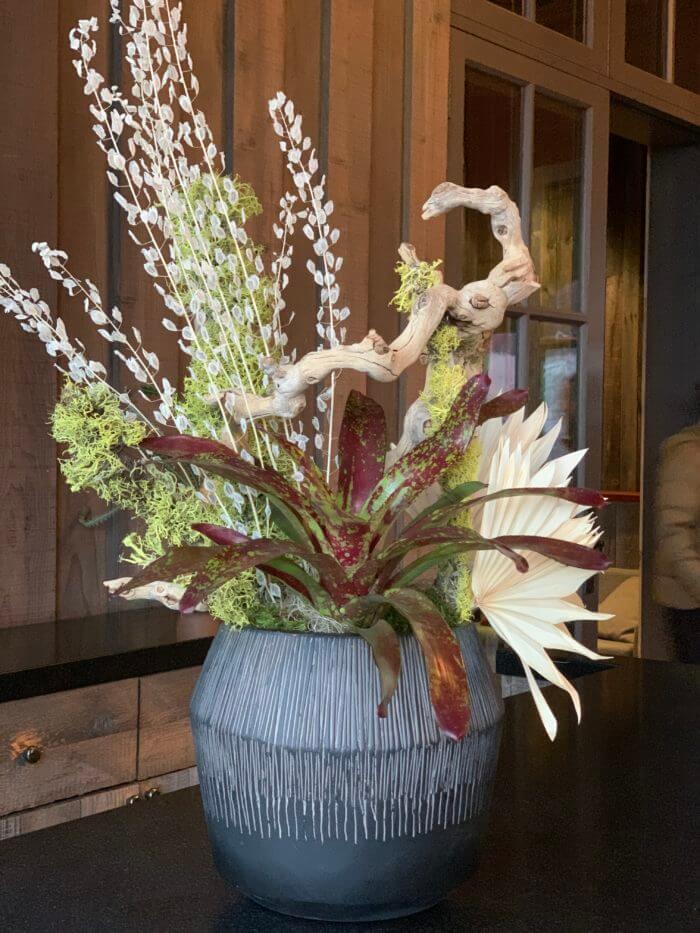 Floral design by Aimée Lomeli at Ram's Gate Winery in Sonoma County