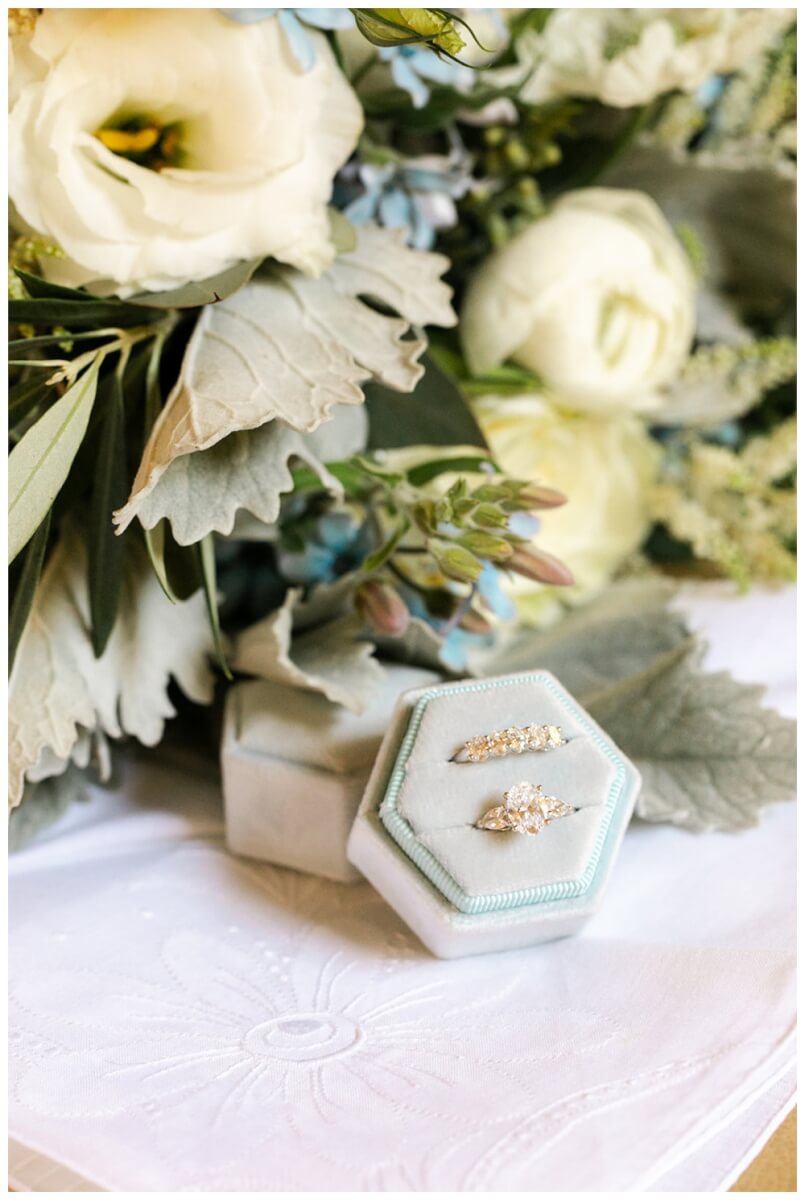 Soft blue and cream wedding invitation suite, Aimee Lomeli Designs, Calistoga Ranch Wedding