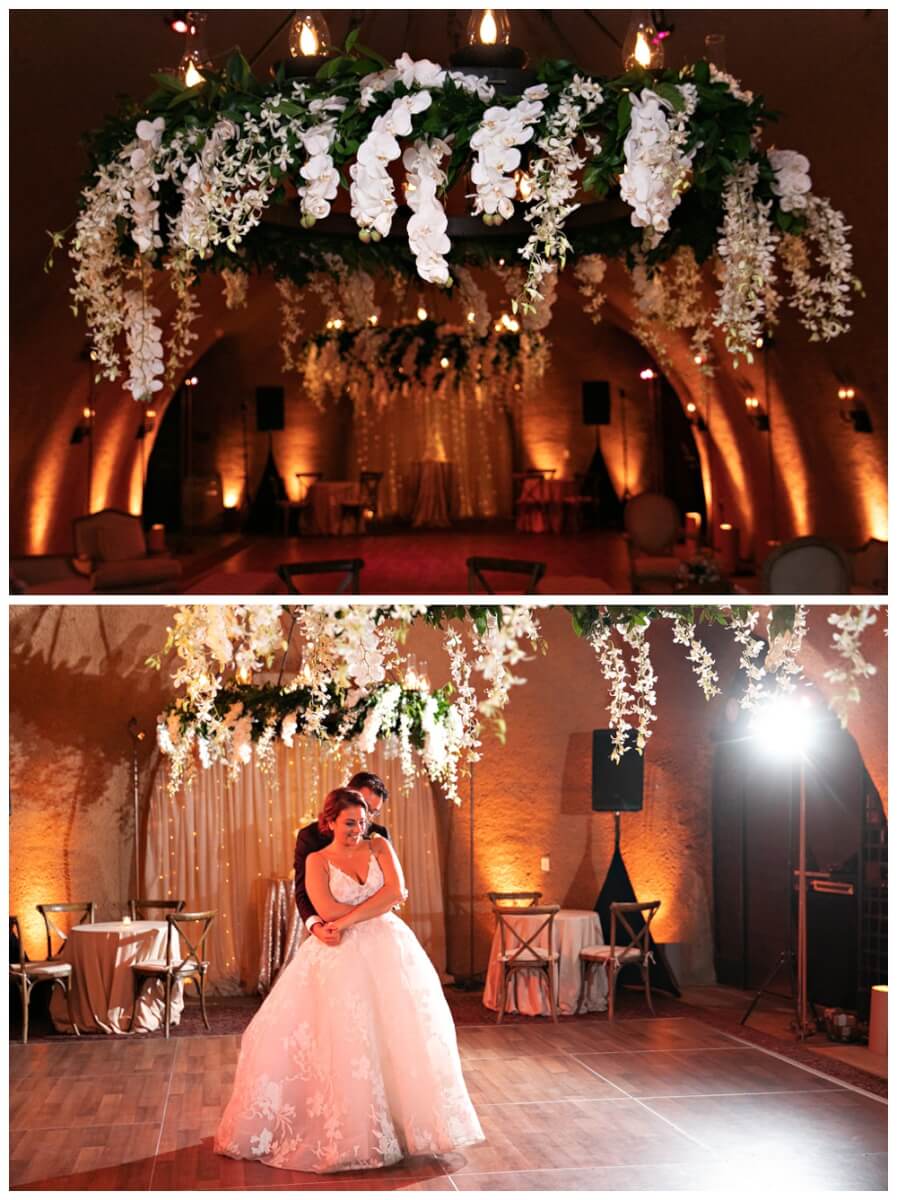 Romantic floral chandelier, Calistoga Ranch Wedding, Aimee Lomeli Designs, Wine Country Wedding Florist